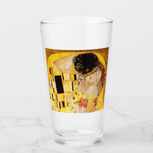 Gustav Klimt The Kiss Classic Painting Glass