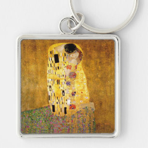 Gustav Klimt The Kiss Classic Painting Key Ring