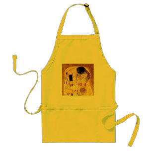 Gustav Klimt The Kiss Classic Painting Standard Apron