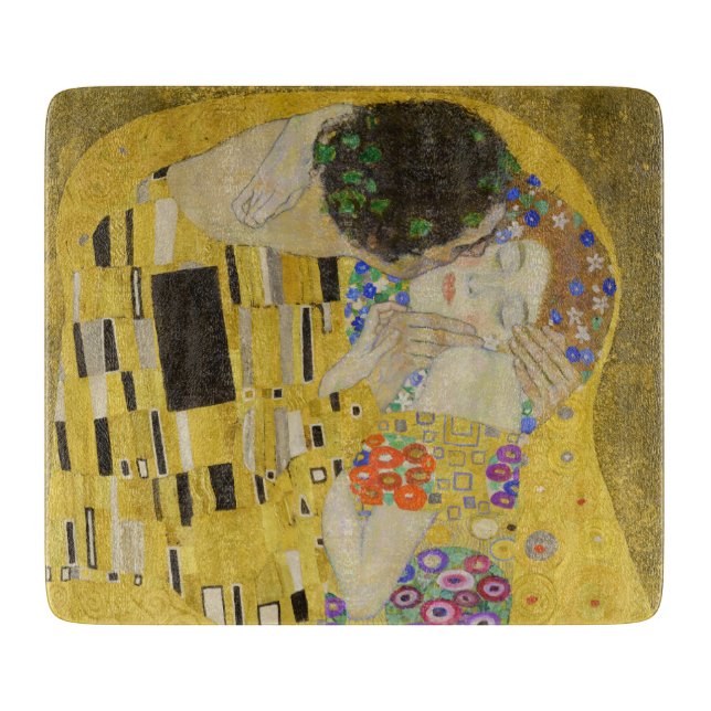 Gustav Klimt - The Kiss Cutting Board (Front)