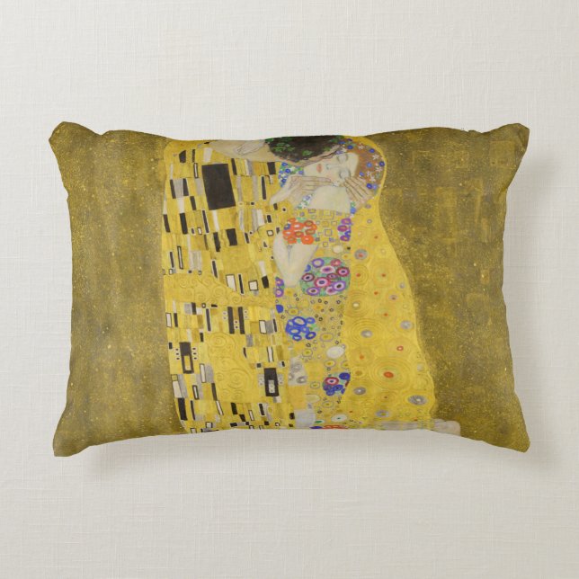 Gustav Klimt - The Kiss Decorative Cushion (Front)
