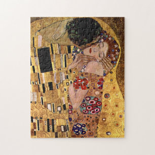 Gustav Klimt: The Kiss (Detail) Jigsaw Puzzle