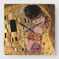 Gustav Klimt: The Kiss (Detail)