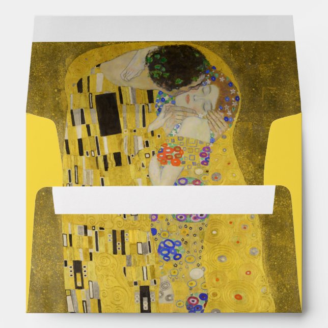 Gustav Klimt - The Kiss Envelope (Back (Bottom))