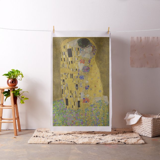 Gustav Klimt The Kiss Fabric (In Situ)