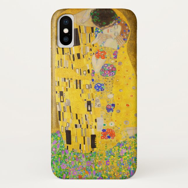 Gustav Klimt The Kiss Fine Art Case-Mate iPhone Case (Back)
