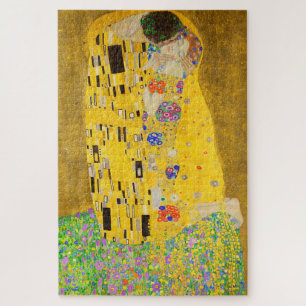 Gustav Klimt The Kiss Fine Art Jigsaw Puzzle