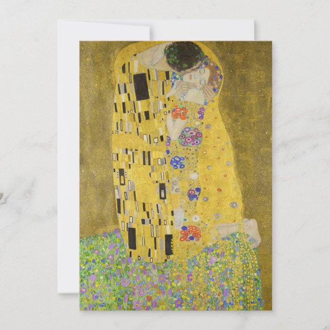 Gustav Klimt - The Kiss Invitation (Front)