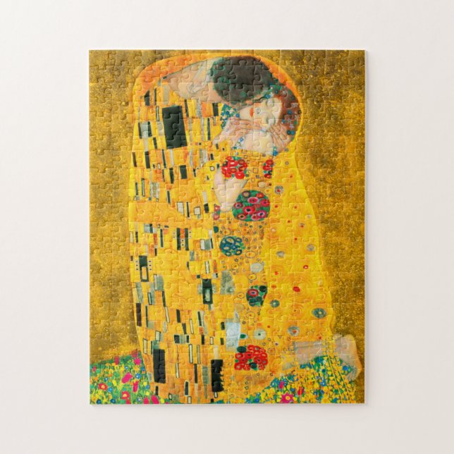 Gustav Klimt The Kiss Jigsaw Puzzle (Vertical)