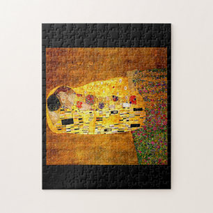 Gustav Klimt, The Kiss,   Jigsaw Puzzle