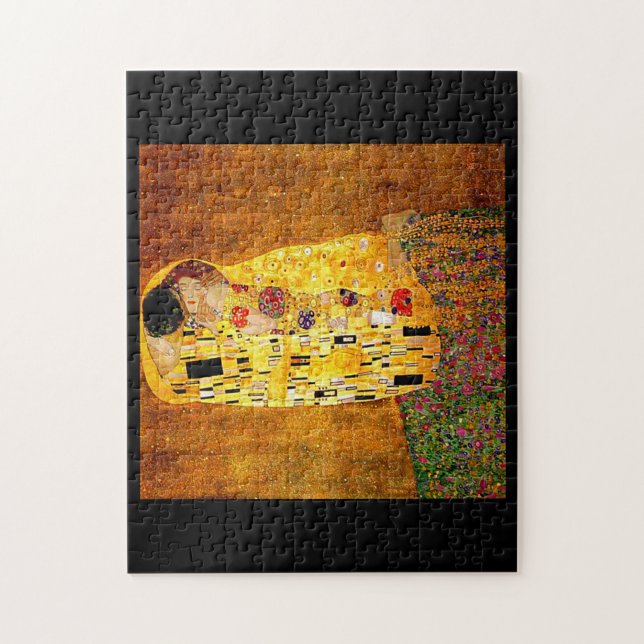 Gustav Klimt, The Kiss,   Jigsaw Puzzle (Vertical)