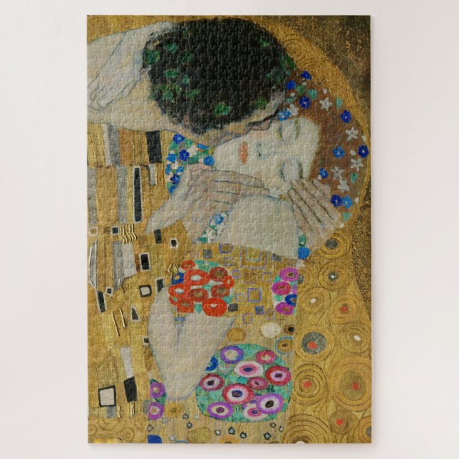 Gustav Klimt The Kiss Jigsaw Puzzle (Vertical)