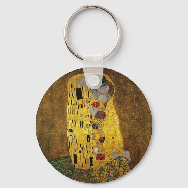 Gustav Klimt The Kiss Key Ring (Front)