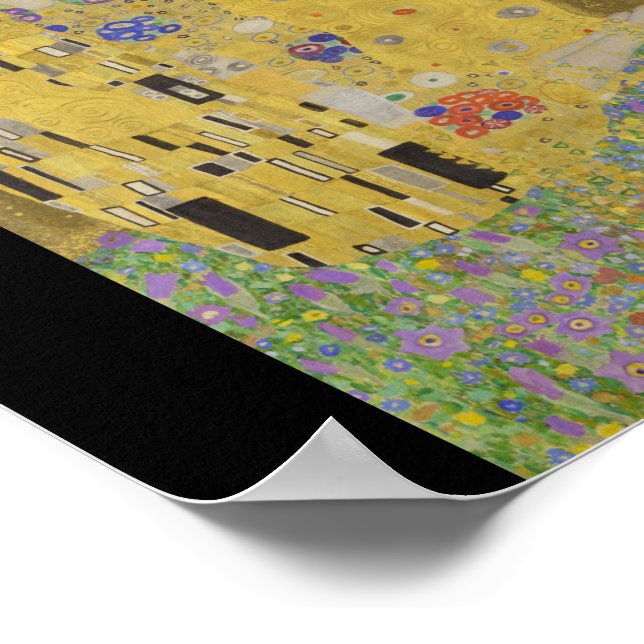 Gustav Klimt - The Kiss - Le Baiser Poster (Corner)