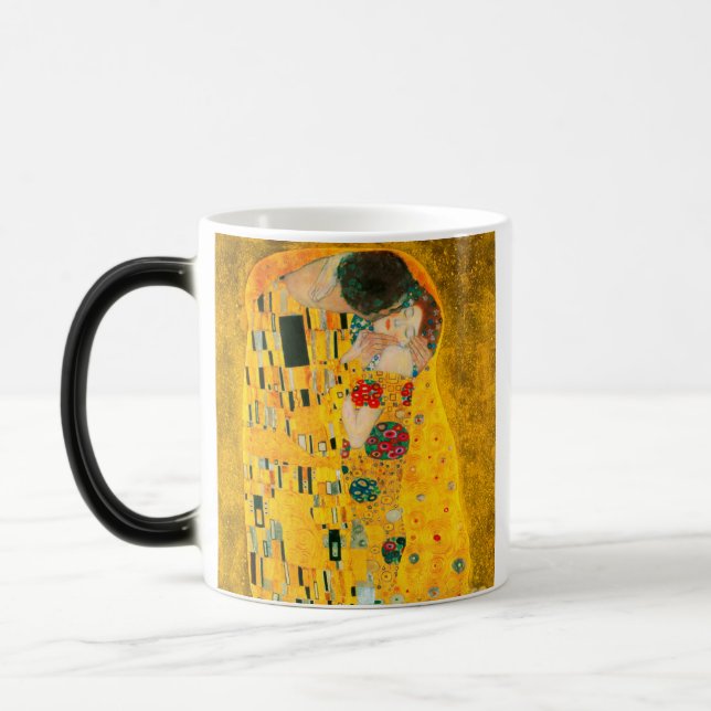Gustav Klimt The Kiss Magic Mug (Left)