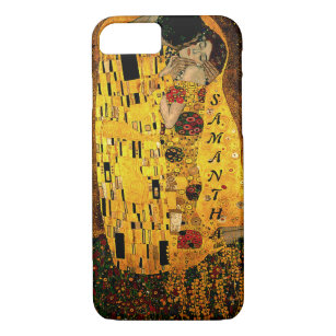 Gustav Klimt The Kiss Monogram Case-Mate iPhone Case