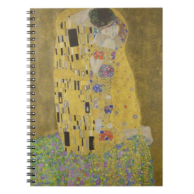 Gustav Klimt "The Kiss" Notebook (Front)