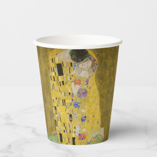Gustav Klimt - The Kiss Paper Cups (Front)