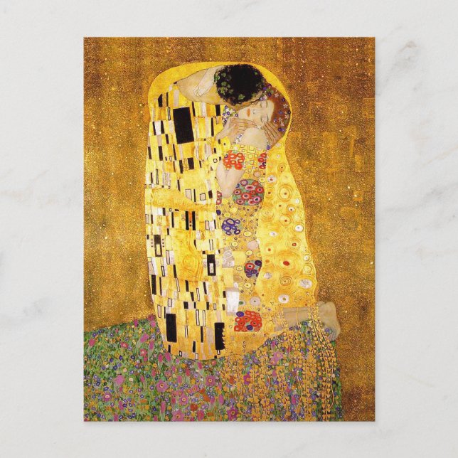 Gustav Klimt "The Kiss" Postcard (Front)