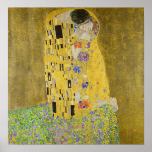 Gustav Klimt - The Kiss Poster