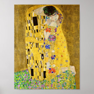 Gustav Klimt - The Kiss Poster