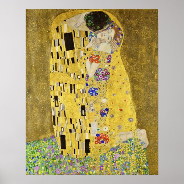 Gustav Klimt - The Kiss Poster (Front)