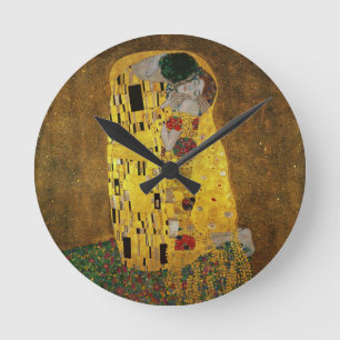 Gustav Klimt The Kiss Round Clock