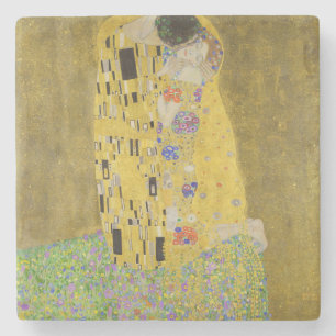 Gustav Klimt - The Kiss Stone Coaster