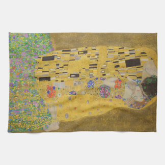 Gustav Klimt The Kiss Tea Towel