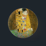 Gustav Klimt The Kiss Vintage Art Nouveau Painting 3 Cm Round Badge<br><div class="desc">Gustav Klimt The Kiss Vintage Art Nouveau Painting The Kiss (In German: Der Kuss) was painted by the Austrian Symbolist painter Gustav Klimt between 1907 and 1908, the highpoint of his Golden Period, when he painted a number of works in a similar gilded style. The painting is widely considered a...</div>