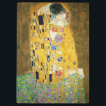 Gustav Klimt The Kiss Vintage Art Nouveau Painting Clipboard<br><div class="desc">Gustav Klimt The Kiss Vintage Art Nouveau Painting The Kiss (In German: Der Kuss) was painted by the Austrian Symbolist painter Gustav Klimt between 1907 and 1908, the highpoint of his Golden Period, when he painted a number of works in a similar gilded style. The painting is widely considered a...</div>