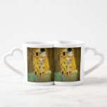 Gustav Klimt The Kiss Vintage Art Nouveau Painting Coffee Mug Set<br><div class="desc">Gustav Klimt The Kiss Vintage Art Nouveau Painting The Kiss (In German: Der Kuss) was painted by the Austrian Symbolist painter Gustav Klimt between 1907 and 1908, the highpoint of his Golden Period, when he painted a number of works in a similar gilded style. The painting is widely considered a...</div>