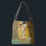 Gustav Klimt The Kiss Vintage Art Nouveau Painting Crossbody Bag<br><div class="desc">Gustav Klimt The Kiss Vintage Art Nouveau Painting The Kiss (In German: Der Kuss) was painted by the Austrian Symbolist painter Gustav Klimt between 1907 and 1908, the highpoint of his Golden Period, when he painted a number of works in a similar gilded style. The painting is widely considered a...</div>