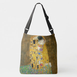 Gustav Klimt The Kiss Vintage Art Nouveau Painting Crossbody Bag