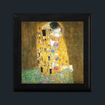 Gustav Klimt The Kiss Vintage Art Nouveau Painting Gift Box<br><div class="desc">Gustav Klimt The Kiss Vintage Art Nouveau Painting The Kiss (In German: Der Kuss) was painted by the Austrian Symbolist painter Gustav Klimt between 1907 and 1908, the highpoint of his Golden Period, when he painted a number of works in a similar gilded style. The painting is widely considered a...</div>