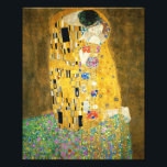 Gustav Klimt The Kiss Vintage Art Nouveau Painting Photo Print<br><div class="desc">Gustav Klimt The Kiss Vintage Art Nouveau Painting The Kiss (In German: Der Kuss) was painted by the Austrian Symbolist painter Gustav Klimt between 1907 and 1908, the highpoint of his Golden Period, when he painted a number of works in a similar gilded style. The painting is widely considered a...</div>