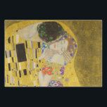 Gustav Klimt - The Kiss Wrapping Paper Sheet<br><div class="desc">The Kiss / Der Kuss - Gustav Klimt in 1907-1908</div>