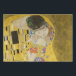 Gustav Klimt - The Kiss Wrapping Paper Sheet<br><div class="desc">The Kiss / Der Kuss - Gustav Klimt in 1907-1908</div>