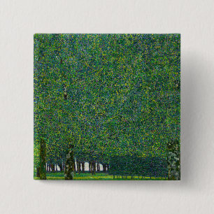 Gustav Klimt - The Park 15 Cm Square Badge
