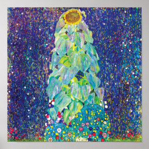 Gustav Klimt - The Sunflower Fine Art Painting Poster