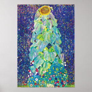 Gustav Klimt - The Sunflower Fine Art Painting Poster