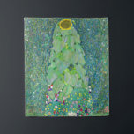 Gustav Klimt - The Sunflower Tapestry<br><div class="desc">The Sunflower - Gustav Klimt,  Oil on Canvas,  1907</div>