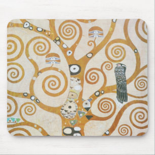 Gustav Klimt The Tree Of Life Art Nouveau Mouse Pad