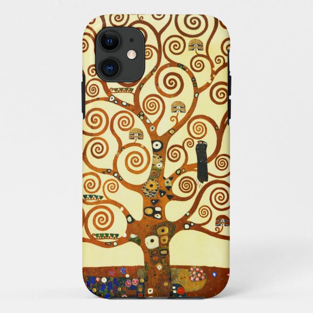 Gustav Klimt The Tree of Life Fine Art Case-Mate iPhone Case (Back)