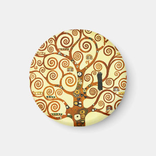 Gustav Klimt The Tree of Life Fine Art Magnet