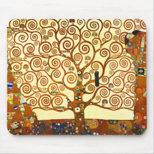 Gustav Klimt The Tree of Life Fine Art Mouse Pad