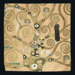Gustav Klimt - The Tree of Life, Stoclet Frieze Bandana<br><div class="desc">The Tree of Life,  Stoclet Frieze,  central part of left panel - Gustav Klimt,  Cardboard,  1909</div>