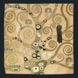 Gustav Klimt - The Tree of Life, Stoclet Frieze Bandana<br><div class="desc">The Tree of Life,  Stoclet Frieze,  central part of left panel - Gustav Klimt,  Cardboard,  1909</div>