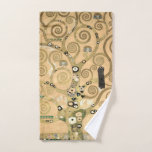 Gustav Klimt - The Tree of Life, Stoclet Frieze Bath Towel Set<br><div class="desc">The Tree of Life,  Stoclet Frieze,  central part of left panel - Gustav Klimt,  Cardboard,  1909</div>