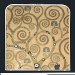 Gustav Klimt - The Tree of Life, Stoclet Frieze Beer Pong Table<br><div class="desc">The Tree of Life,  Stoclet Frieze,  central part of left panel - Gustav Klimt,  Cardboard,  1909</div>